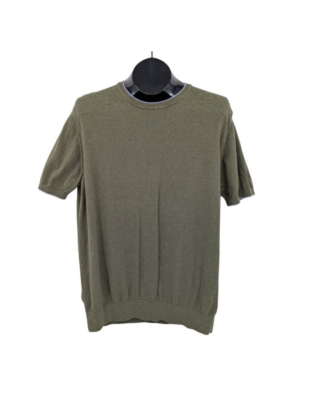 Pal Zileri Knit T Shirt Quiet Luxury Old Money Office Neutral Sweater Size 52